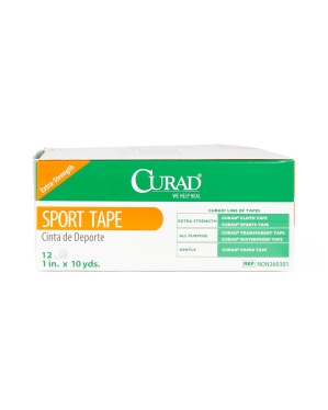 CURAD Ortho-Porous Sports Adhesive Tape, 1" x 10 yd