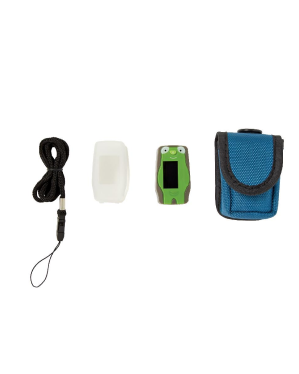 Pediatric Frog-Shaped Finger Clip Pulse Oximeter with AAA Batteries and Lanyard
