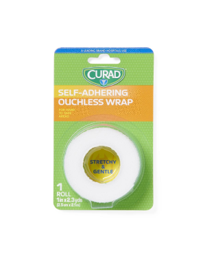 CURAD Ouchless Tape, 1" x 2.3 yd