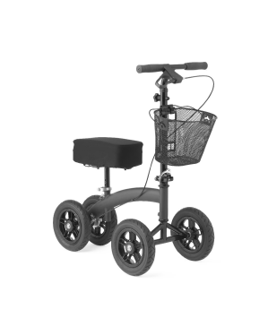 All-Terrain Knee Walker with 12" Wheels, 20"-27.5" Kneepad Height