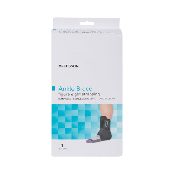 Ankle Support McKesson Small – Figure-8 Strap / Hook-and-Loop Closure / Lace-Up