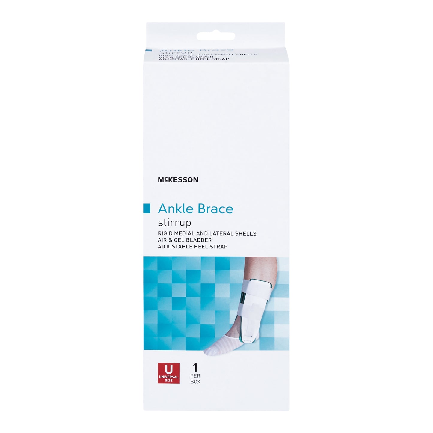 Ankle Support McKesson – One Size Fits Most – Hook and Loop Strap Closure