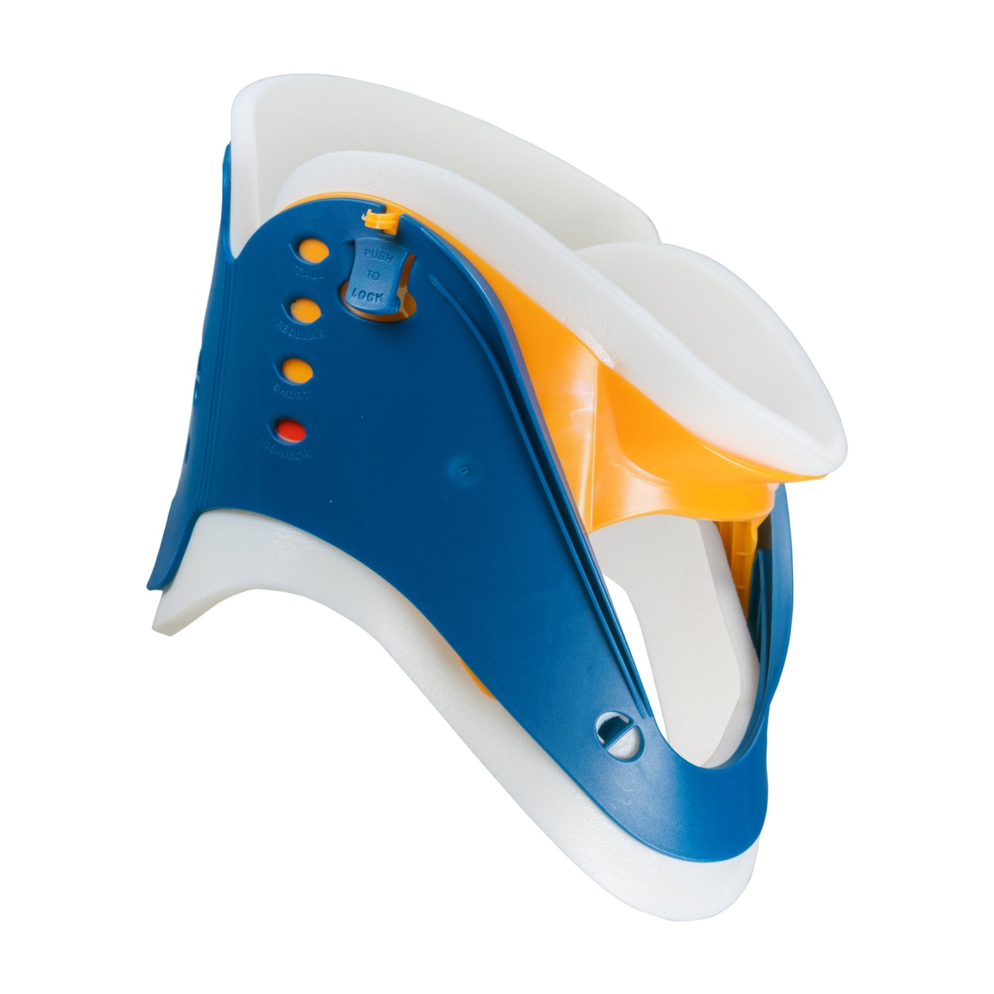 Rigid Cervical Collar McKesson Preformed Adult One Size Fits Most One-Piece / Trachea Opening / Adjustable Neck Circumference