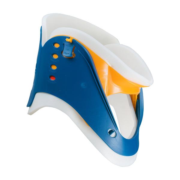Rigid Cervical Collar McKesson Preformed Adult One Size Fits Most One-Piece / Trachea Opening / Adjustable Neck Circumference