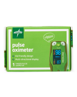 Pediatric Frog-Shaped Finger Clip Pulse Oximeter with AAA Batteries and Lanyard