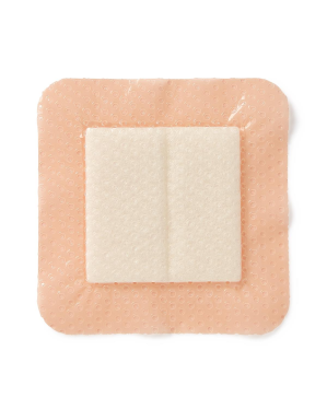 Optifoam Gentle EX Bordered Foam Dressing, 3" x 3" 