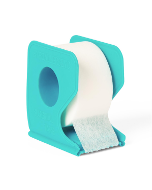 CURAD Paper Medical Adhesive Tape with Dispenser, 1" x 10 yd