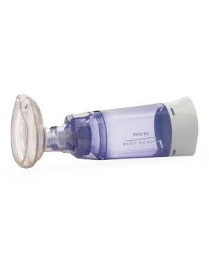 Medline Exclusive Philips OptiChamber Diamond VHC MDI Spacer with Small LiteTouch Mask