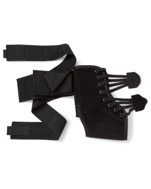 DonJoy Performance Anaform Lace-Up Ankle Brace, Black, Medium