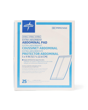 Sterile Abdominal Pad, 5" x 9"