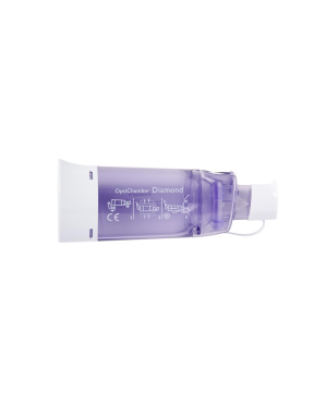 Medline Exclusive Philips OptiChamber Diamond VHC MDI Spacer with Small LiteTouch Mask