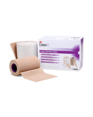 3M Coban™ Compression System, 2-Layer, Latex-Free, Tan