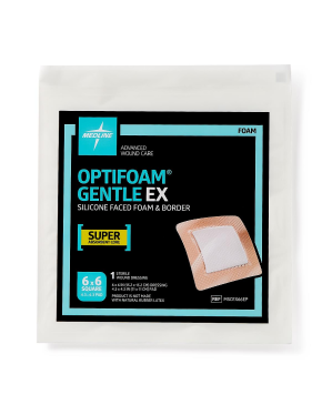 Optifoam Gentle EX Bordered Foam Dressing, 6