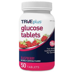 Trividia TRUEplus® Glucose Tablets – Raspberry Flavor