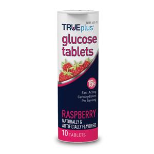 Trividia TRUEplus® Glucose Tablets – Raspberry Flavor